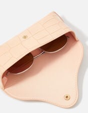 Structured Sunglasses Case, Pink (PINK), large
