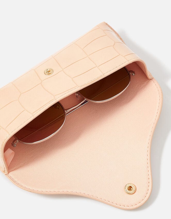 Structured Sunglasses Case, Pink (PINK), large