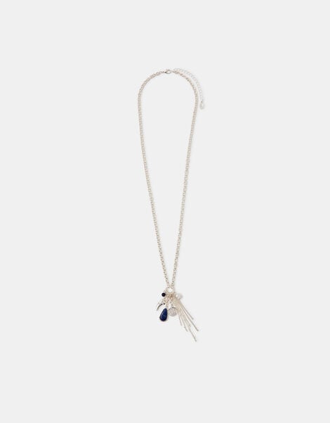 Multi Charm Pendant Necklace, , large