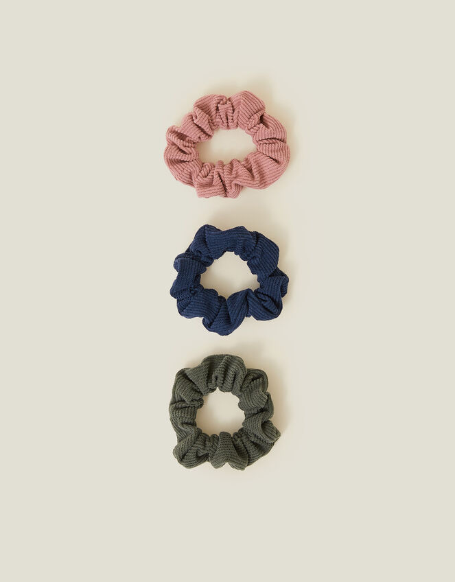 3-Pack Corduroy Hair Scrunchies, , large