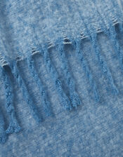 Super Soft Plain Scarf, Blue (BLUE), large