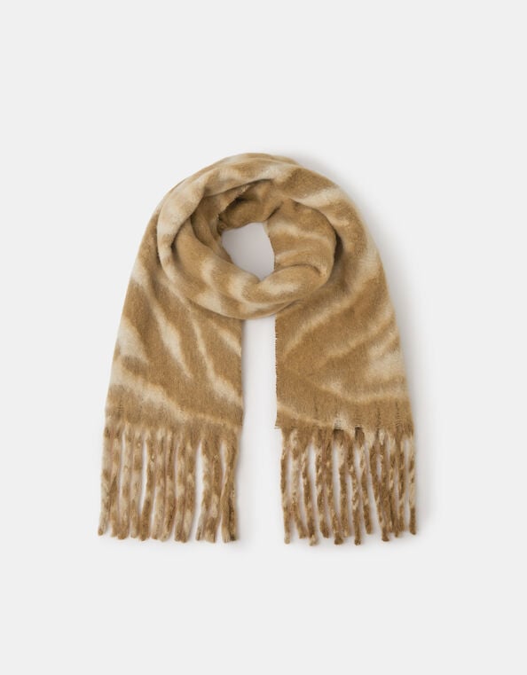 Super Soft Tiger Print Scarf, , large