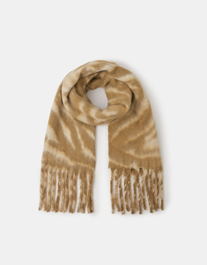 Super Soft Tiger Print Scarf, , large