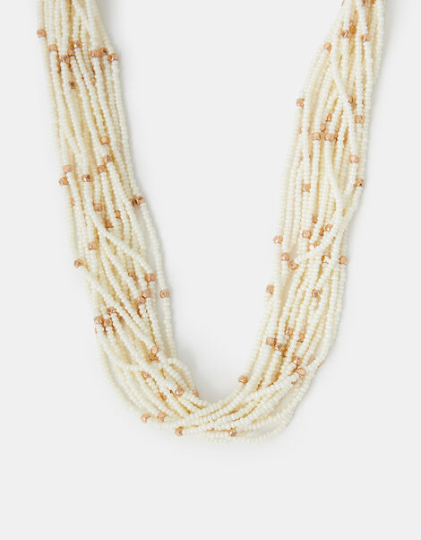 Bead Layered Necklace, , large