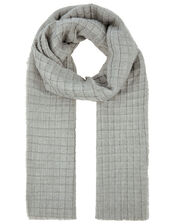 Modern Square Print Blanket Scarf, , large
