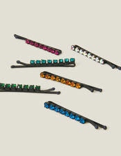Sparkle Hair Slides 6 Pack, , large