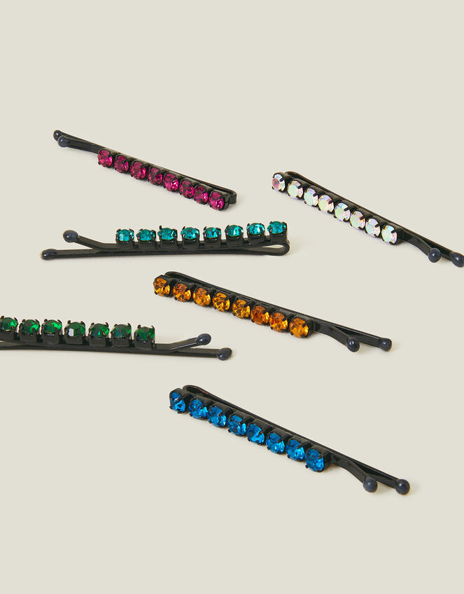 Sparkle Hair Slides 6 Pack, , large