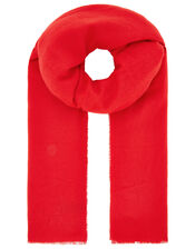 Wells Blanket Scarf Red, , large