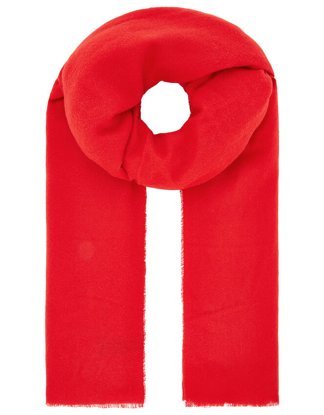 Wells Blanket Scarf Red, , large