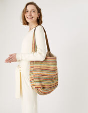 Stripe Weave Shoulder, , large