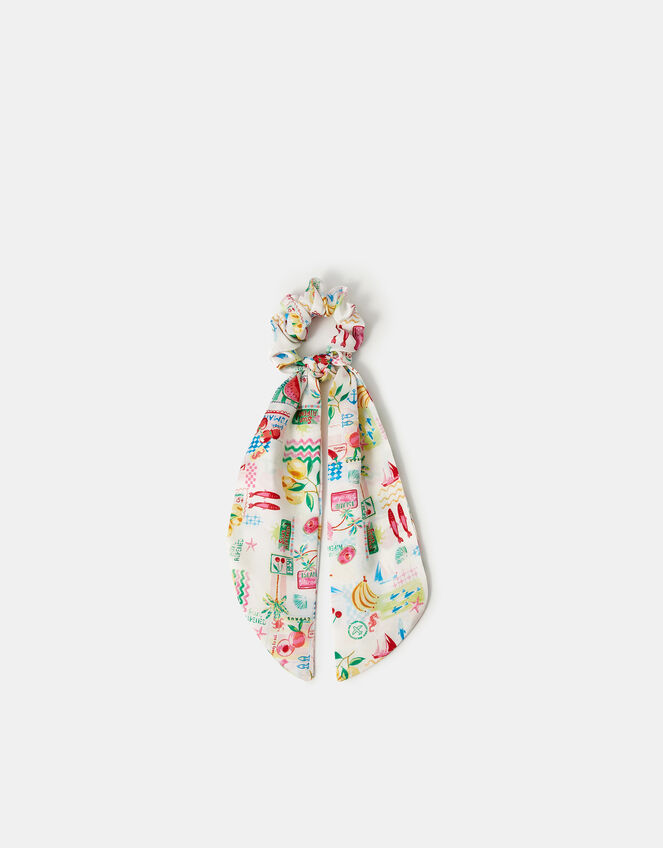 Summer Print Scrunchie Scarf, , large