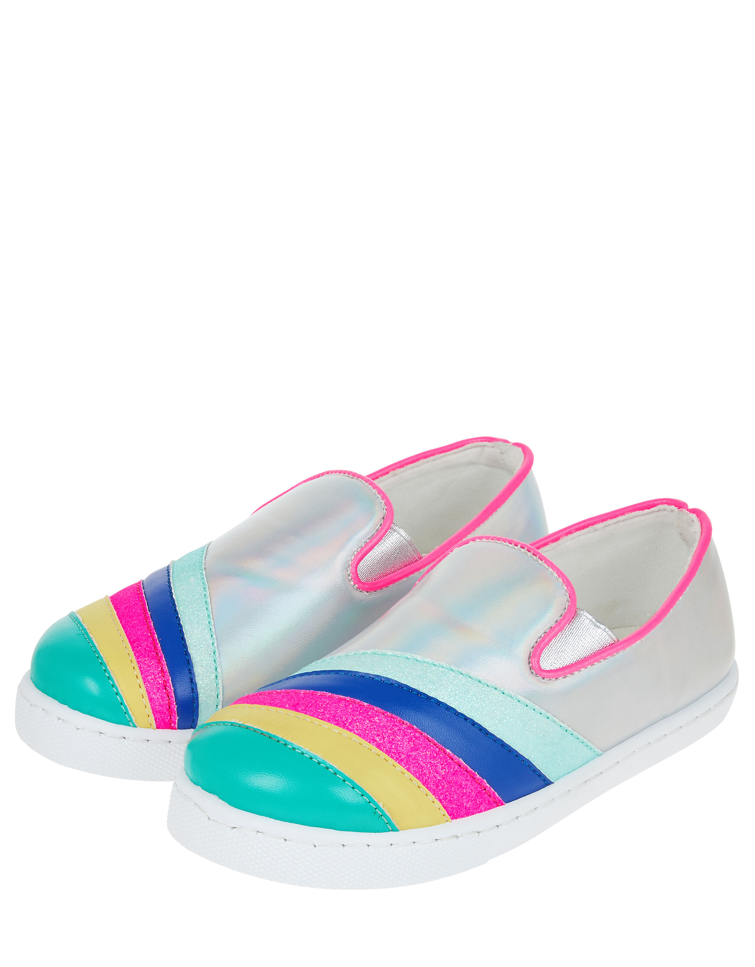 Rainbow Stripe Pumps Multi