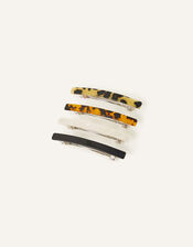 Basic Barette Hair Clip Set, , large