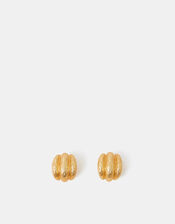 Mini Textured Rib Hoop Earrings, , large
