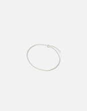 Sterling Silver Tennis Bracelet, , large