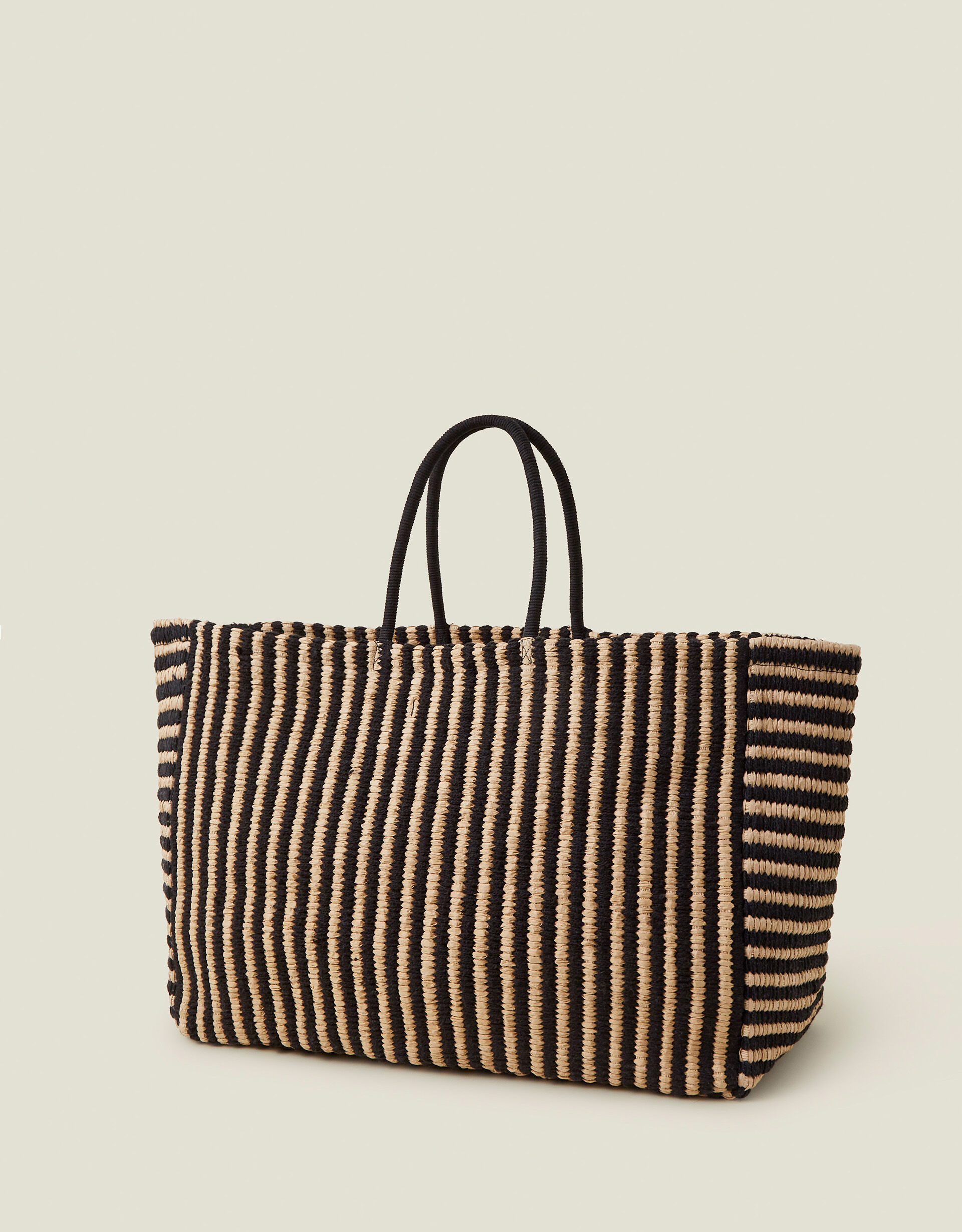 Oversized Stripe Tote Bag Beach Bags Accessorize UK