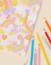 Smiley Retro Stationery Set, , large