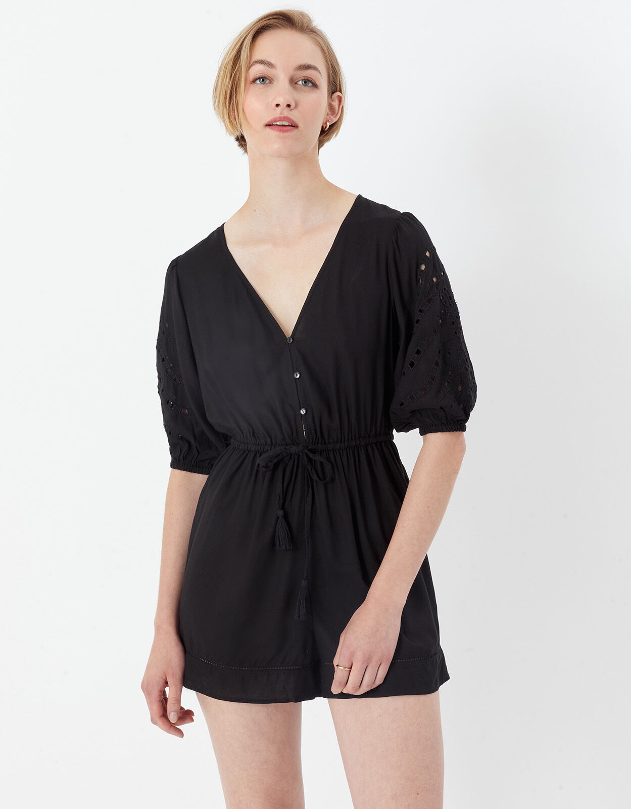 Black summer playsuit new arrivals