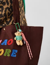 Accessorize x Good Manners Lucky Bear Bag Charm, , large