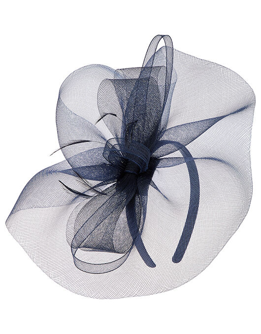 navy fascinator accessorize