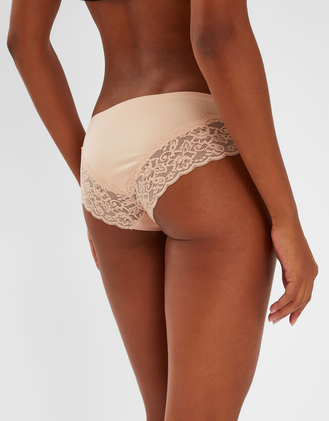 2-Pack Lace-Back Briefs, Multi (ASSORTED), large
