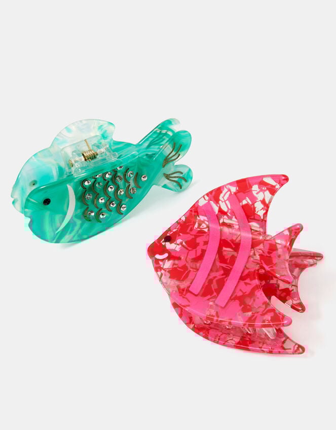 2-Pack Tropical Fish Claw Clips, , large