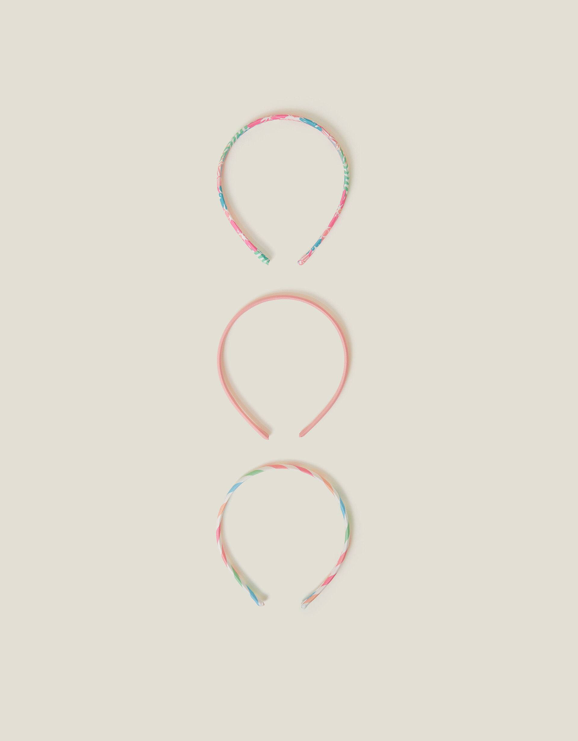 accessorize 3-Pack Girls Flower Print Headbands
