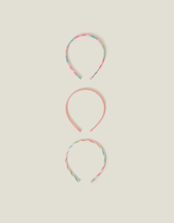 3-Pack Girls Flower Print Headbands, , large