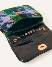 Tweed Cross-Body Bag, , large