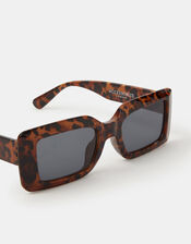 Chunky Tort Rectangle Sunglasses , , large