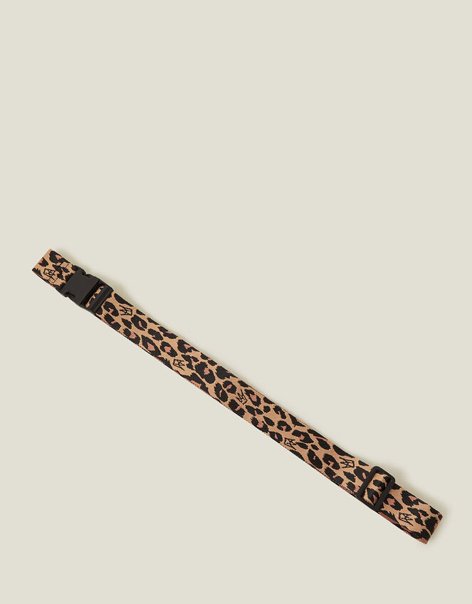 Leopard Luggage Strap, , large