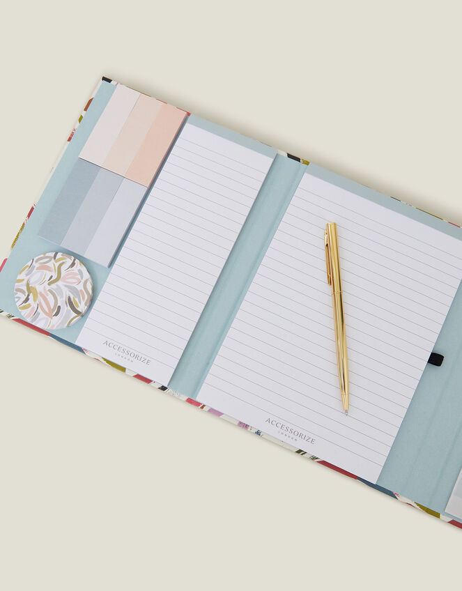 Abstract Print Notepad Stationery Set, , large