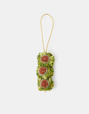 Embellished Olive Stick Christmas Tree Decoration, , large