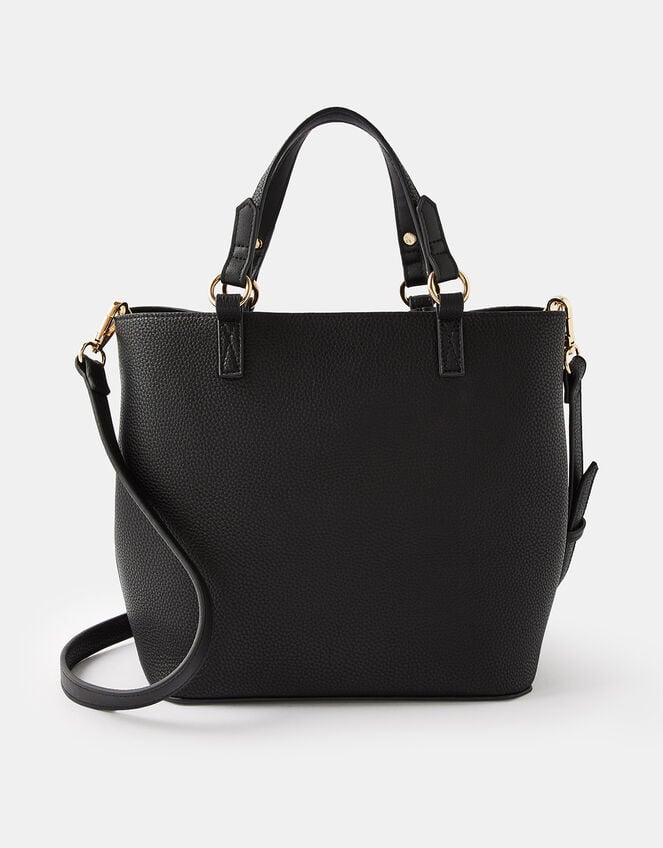 Betty Handheld Bucket Bag, Black (BLACK), large
