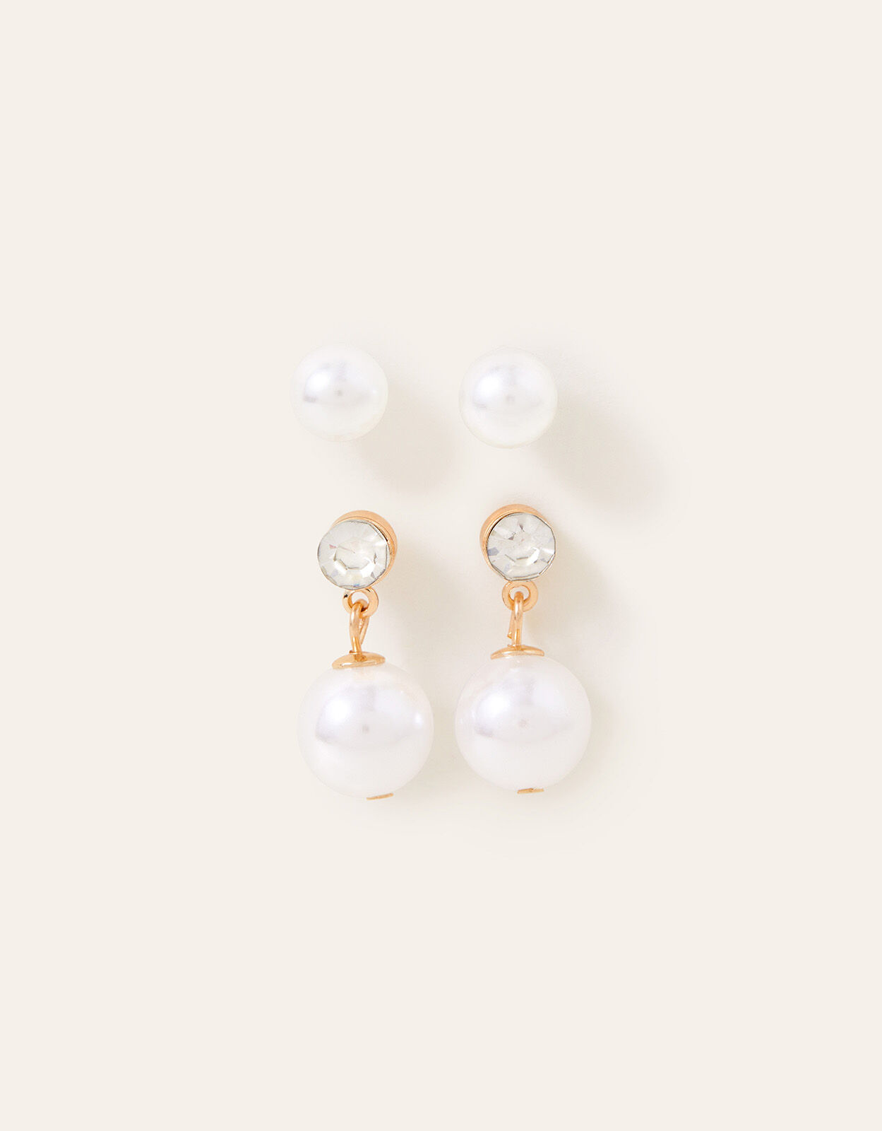 Accessorize pearl rope deals drop earrings