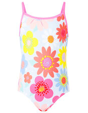 Retro Floral Swimsuit, Multi (BRIGHTS-MULTI), large