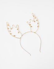 Jingle Bell Reindeer Headband, , large