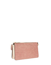 Melody Colour-Block Cross-Body Bag, Pink (PINK), large