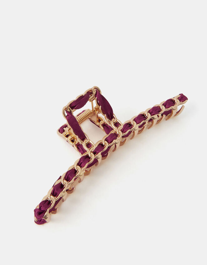 Threaded Ribbon Link Claw Clip, , large