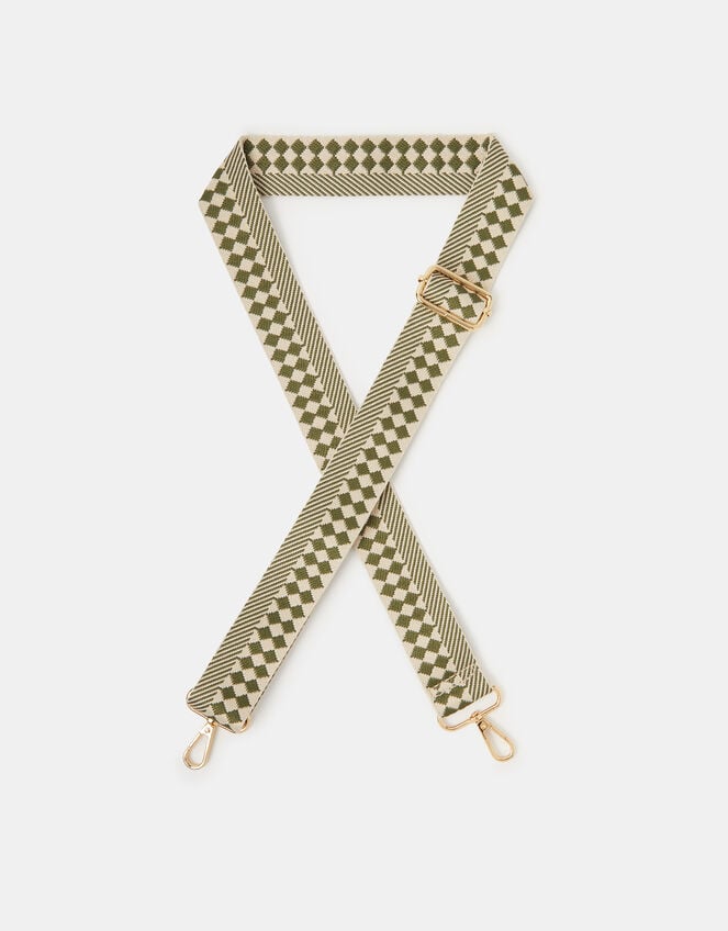 Checkerboard Stripe Bag Strap, , large
