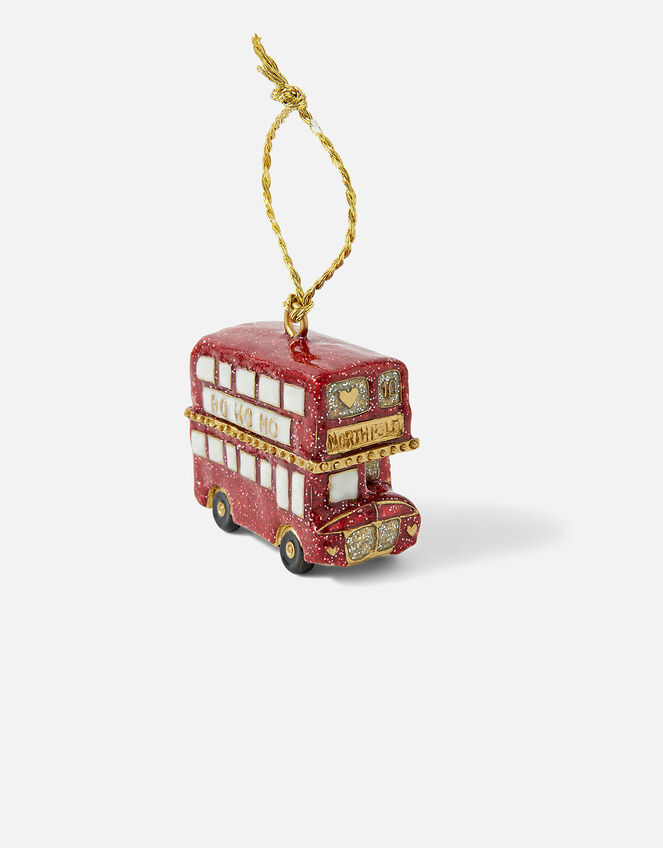 Enamel London Bus Christmas Decoration Christmas decorations