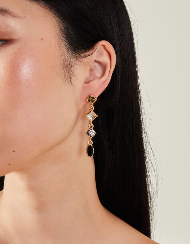 Gemstone Drop Earrings, , large