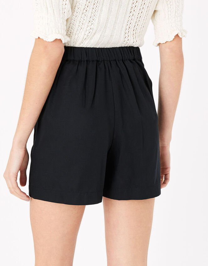 Smart High Waist Shorts, Black (BLACK), large