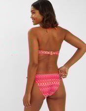 Bright Crochet Bandeau Bikini Top, Multi (BRIGHTS MULTI), large