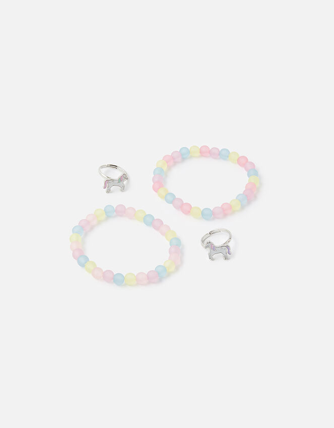 BFF Unicorn Bracelet and Ring Set, , large