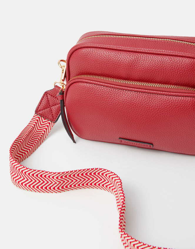 Double Zip Camera Bag, Red (RED), large