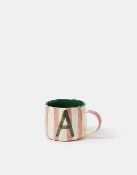 Initial Stripe Mug, Multi (BRIGHTS MULTI), large