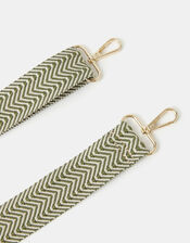 Small Chevron Webbing Bag Strap, , large