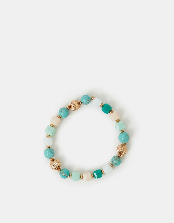 Mix Bead Stretch Bracelet, , large