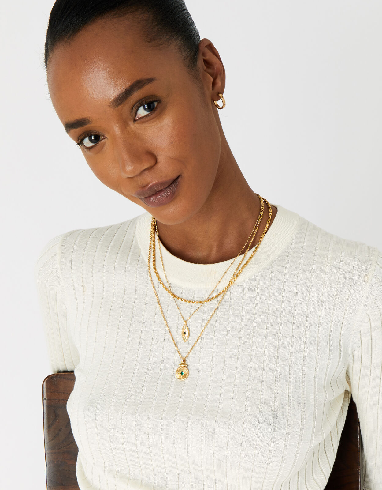 Layered store necklace accessorize